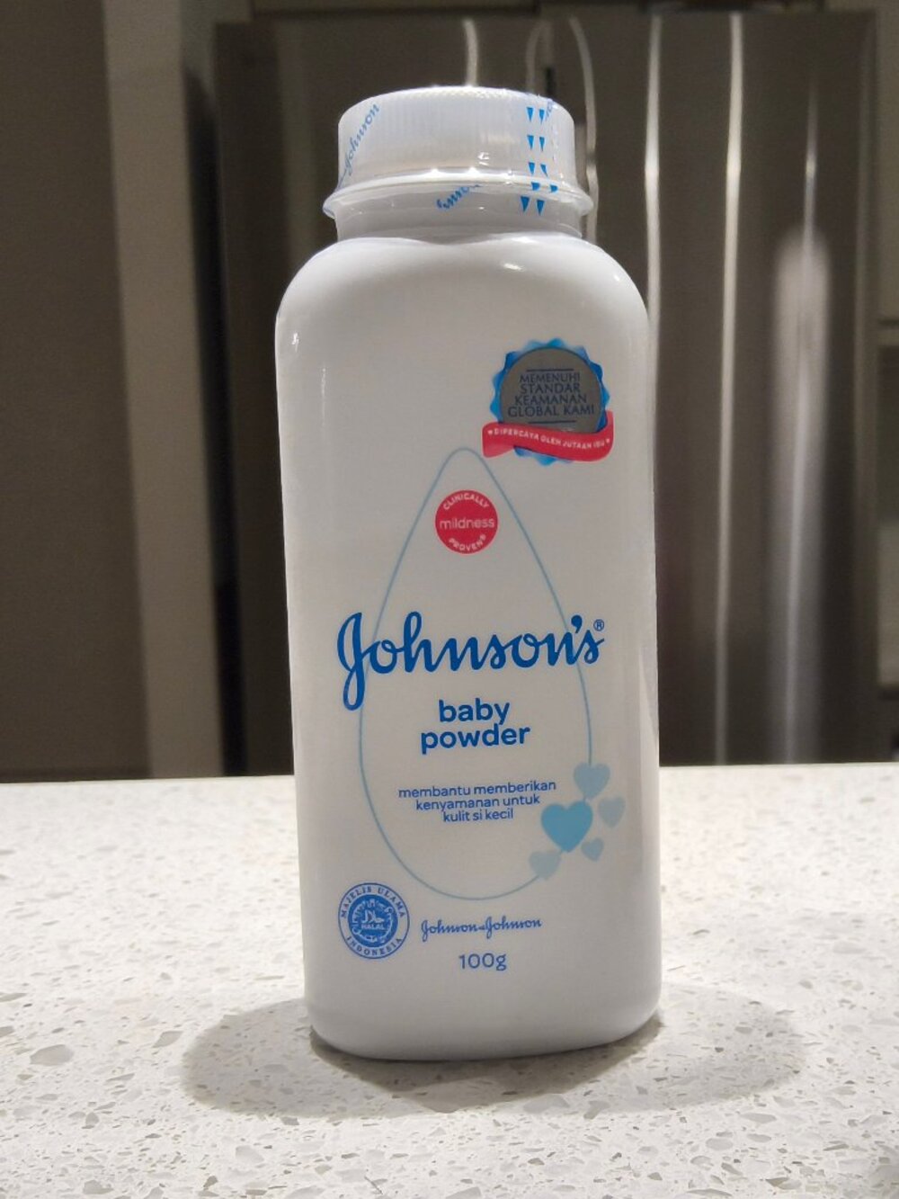 Johnson's Baby Powder Original TALC International Version Indonesia 100g bottle